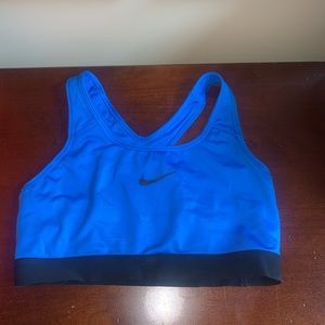 Blue Nike Dri-Fit Sports Bra